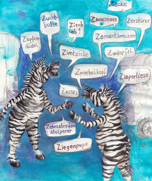 Zornige Zebras